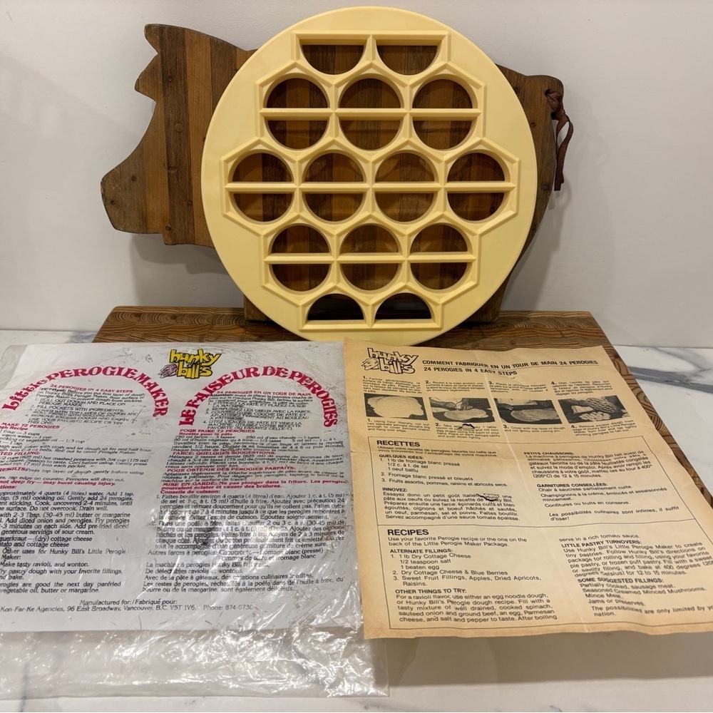 Hunky Bill’s Little Perogie Maker Made in Canada 10" diameter